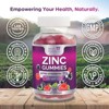 Zinc Supplement 50mg Gummies for Adults - Max Strength Skin Health & Immune Support Gummy, Vegan, Non-GMO & Gluten Free - 120 Gummies - 3 of 4