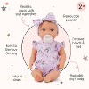 LullaBaby 14" Baby Doll with Floral Outfit & Pacifier - Blue Eyes - 3 of 4