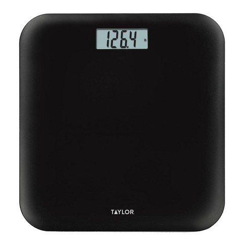 Digital Bathroom Scale in Black