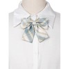INSPIRE CHIC Women's Plaid Uniform Pre-tied Knot Cute Stylish Colorful Bow Ties - 4 of 4