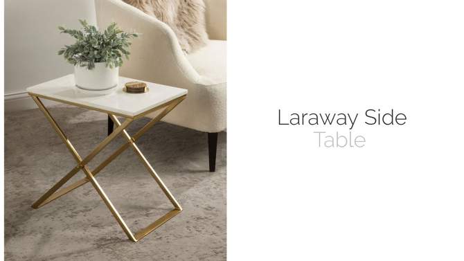 Kate and Laurel Laraway Folding Side Table, 2 of 11, play video