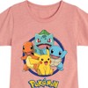 Girls' - Pokémon - Starter Pokémon Fitted Short Sleeve Graphic T-Shirt - 2 of 4