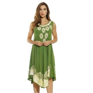 Riviera Sun Batik Embroidered Dress Sundresses for Women - 1 of 2