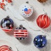 16-pc Independence Day Bauble Ornaments, Patriotic Tree Decor| OrnamentallyYou - 4 of 4