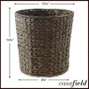 Casafield Water Hyacinth Waste Basket, Woven Trash Can for the Bathroom, Bedroom, Laundry Room, Home Office - 3 of 4