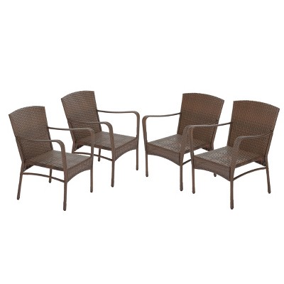 4pc Leisure Collection Patio Chair Set - W Unlimited