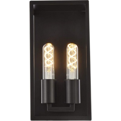 Elegant Lighting Voir 2 lights wall sconce in black