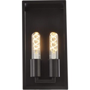 Elegant Lighting Voir 2 lights wall sconce in black - 1 of 4