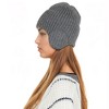 Anna-Kaci Warm Winter Knitted Beanie Hat with Earflap Daily Headwear Ski Mask for Men Women - 3 of 4