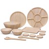 Noritake Hammock Wood Divided Server - 3 of 4