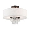 Livex Lighting Carlisle 3 - Light Semi-Flush Mount in  English Bronze - 4 of 4