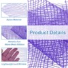 Unique Bargains Sheer Nylon Glitters Wave Mesh Decorative Ribbon Trim 6 Inch 10 Yards - 3 of 4
