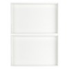 Unique Bargains Stackable PU Leather White Jewelry Organizer Trays with Removable Dividers Set of 2 - 2 of 4