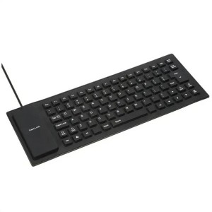 Wikineon Waterproof Silicone Keyboard - Foldable, Flexible Full-Size Design with USB Connectivity: Dustproof & Dirtproof for Versatile Use - 1 of 4