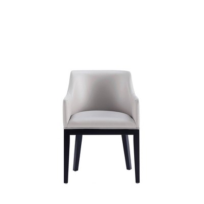 Gansevoort Modern Faux Leather Dining Armchair - Manhattan Comfort