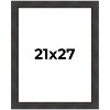 PosterPalooza | Traditional Black Picture Frame - UV Acrylic, Foam Board Backing, Hanging Hardware - 2 of 4