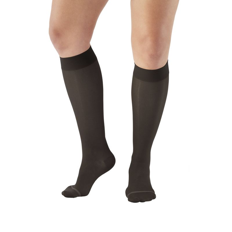Ames Walker AW Style 16 Sheer Support 15-20 mmHg Compression Knee High Stockings, 1 of 5