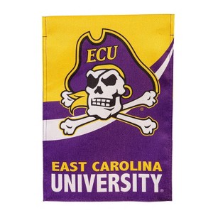 NCAA East Carolina University Garden Flag 12x18 Double Sided, Officially Licensed Sports Flags For Outside, Indoor and Outdoor Students & Alumni - 1 of 1