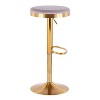 Set of 2 Dakota Glam Adjustable Barstools - LumiSource - 4 of 4