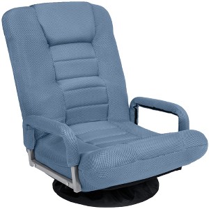 Best Choice Products 360-Degree Swivel Gaming Floor Chair w/ Armrest Handles, Foldable Adjustable Back - 1 of 4