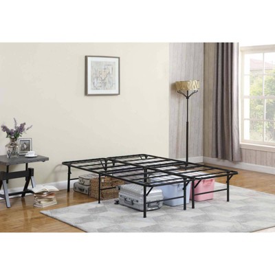 Mabel Full Black Metal Folding Platform Bed Frame