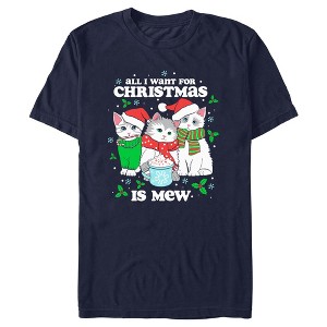 Men's Lost Gods All I Want for Christmas Is Mew T-Shirt - 1 of 4