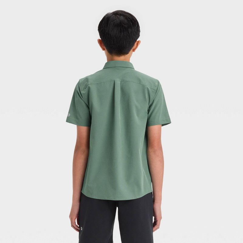 Boys&#39; Textured Woven Shirt - All In Motion™, 2 of 4