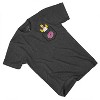 Mens' Bart Simpson Classic Shirt - The Simpsons Homer Donut Faux Pocket Tee - The Simpsons T-Shirt (Charcoal Heather, XX-Large) - 3 of 4