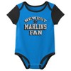 MLB Miami Marlins Infant Boys' 3pk Bodysuit - 3 of 4