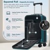 Vynxaria 3Piece Hardside Luggage Set: 20¡± Front-Open USB Carry-On +24¡± Expandable, TSA Lock, Spinner Wheels + Bag - 3 of 4