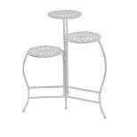 24" x 20" Modern 3-Tier Folding Plant Stand White - Olivia & May