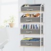 Apex Vanguards 4-Piece Gray Trapezoid Bins Closet Storage - 2 of 3