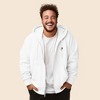 Dalix Astronaut Embroidered Hoodie Fleece Sweatshirt Zip Front Mens - 4 of 4