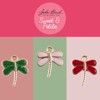 John Bead 10pcs Sweet & Petite Pink Dragonfly, Small Simple Charms - 4 of 4