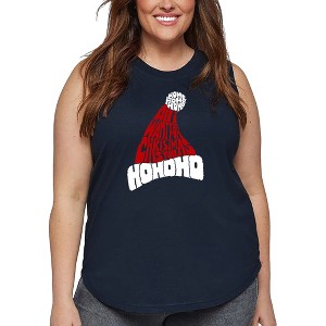 LA Pop Art All I Want for Christmas is You - Women's Word Art Tank Top - 1 of 4