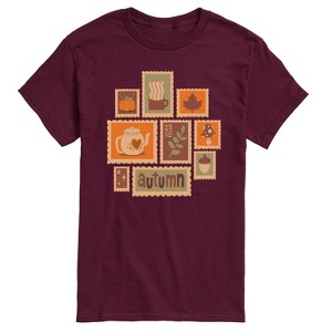 Men's - Instant Message - Fall Stamp Cluster Short Sleeve Graphic T-Shirt - 1 of 4