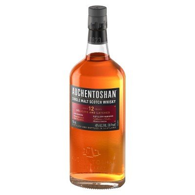 Auchentoshan Single Malt 12 Year Old Scotch Whiskey - 750ml Bottle
