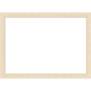 Amanti Art Woodgrain Stripe Blonde Framed Magnetic Dry Erase Board - 1 of 4