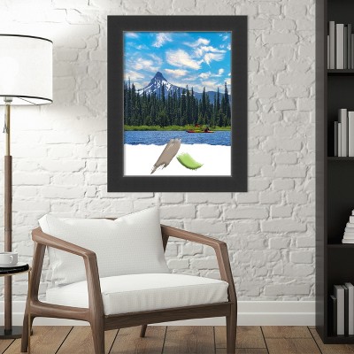 Corvino Black Solid Wood Wall Picture Frame 18x24 Inches