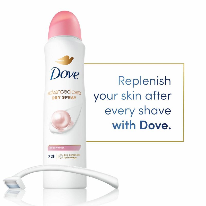Dove Beauty Advanced Care Beauty Finish 72-Hour Women&#39;s Antiperspirant &#38; Deodorant Dry Spray - 3.8oz, 5 of 15