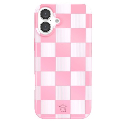 VELVET CAVIAR Apple iPhone 16 Plus MagSafe Case - Pink Pastel Checker