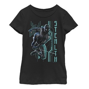 Girl's Marvel Spider-Man: Far From Home Stealth Tech T-Shirt - 1 of 3