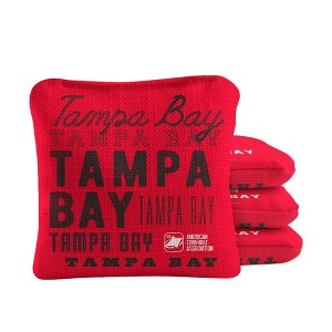 Skip's Garage | Gameday Tampa Bay Football Synergy Pro Cornhole Bags (Set of 4) - 1 of 4