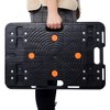 2 Pack Dolly Cart, Moving Dolly With Secure Interlocking System, 4 Swivel Casters, Lightweight Body, Carry Handle - 3 of 4