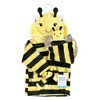 Hudson Baby Unisex Baby Plush Bathrobe and Toy Set, Bee, One Size - 2 of 4