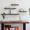 MH London Dale  36" Set of 4 Wall Mounted Shelves Mango Wood in Black - 3 of 4