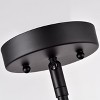 Chloe Lighting Ironclad Industrial 1 Light Textured Black Mini Pendant Ceiling Fixture 10" Wide - 3 of 4