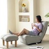 Racxily Lazy Sofa, Balcony Leisure Chair, Bedroom Sofa Chair, Foldable Reclining Chair, Leisure Single Sofa Functional Chair - 4 of 4