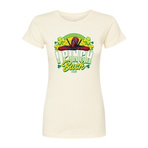 Women's - Marvel - St. Patrick's Day I Pinch Back Fitted Graphic T-Shirt - 1 of 3