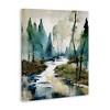 Stupell Industries Watercolor Creek Landscape, 24" x 30" - 3 of 4